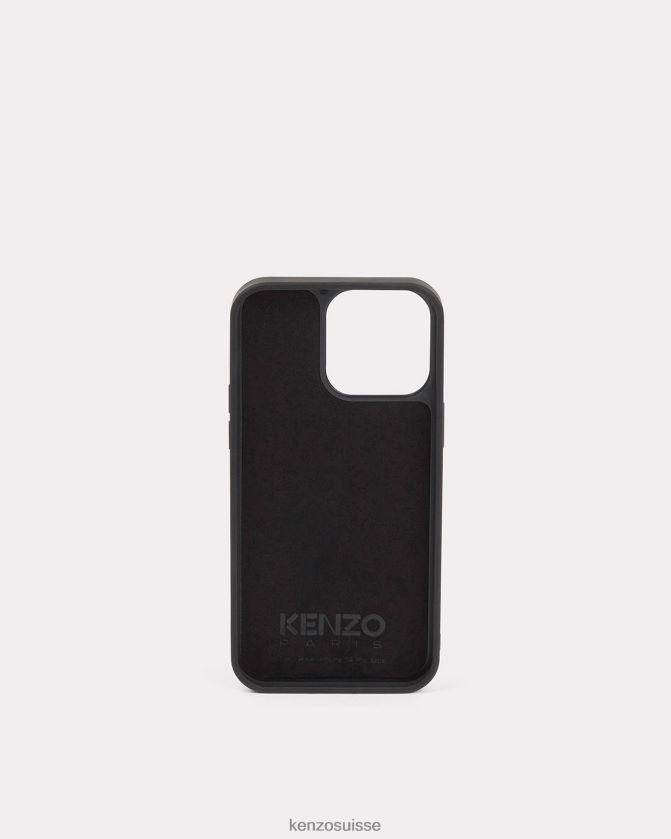 Kenzo coque iphone 14 pro max unisexe noir D2804X838 accessoires