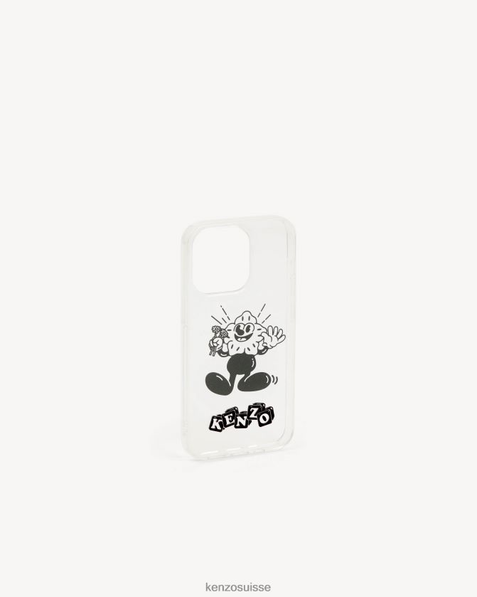 Kenzo coque iphone 14 pro unisexe noir D2804X833 accessoires