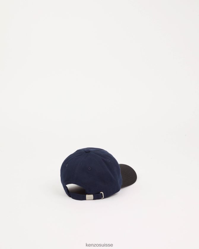 Kenzo casquette de baseball paris avec visière longue unisexe bleu marine D2804X802 accessoires