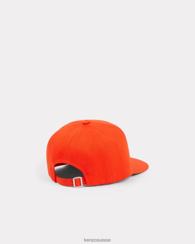 Kenzo casquette de baseball parisienne unisexe rouge moyen D2804X841 accessoires