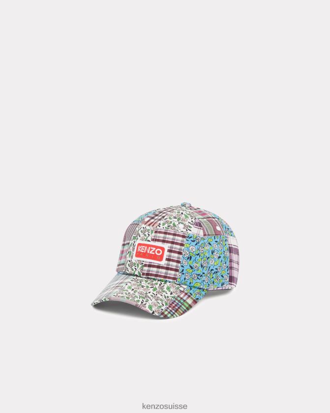 Kenzo casquette patchwork unisexe multicolore D2804X850 accessoires