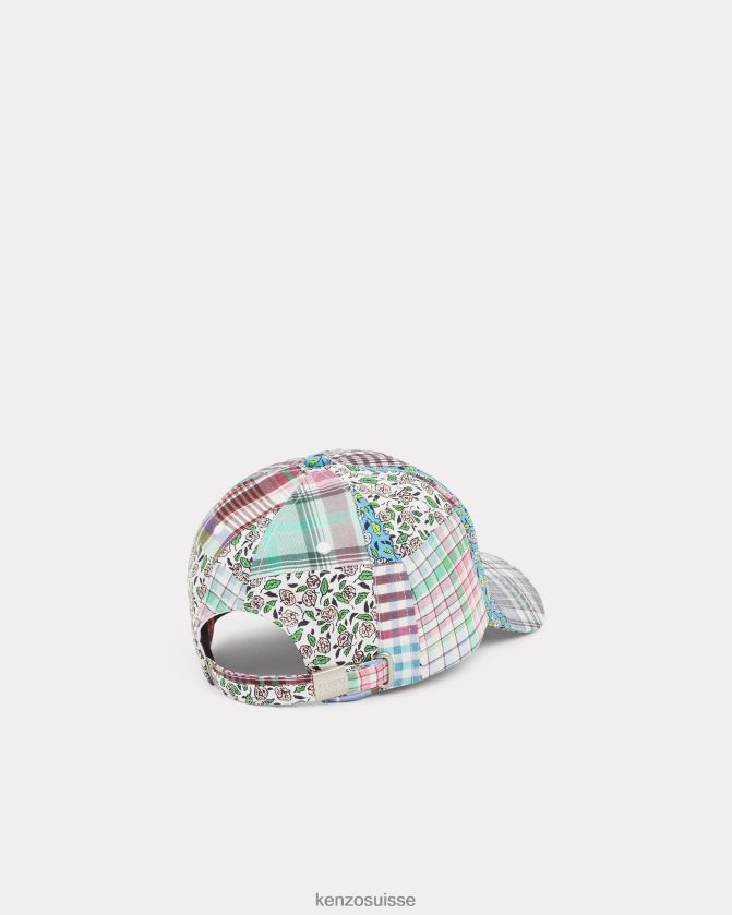 Kenzo casquette patchwork unisexe multicolore D2804X850 accessoires