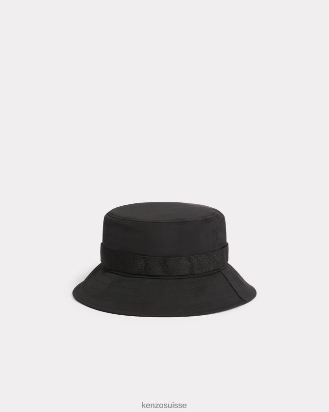 Kenzo chapeau de seau de jungle unisexe noir D2804X801 accessoires