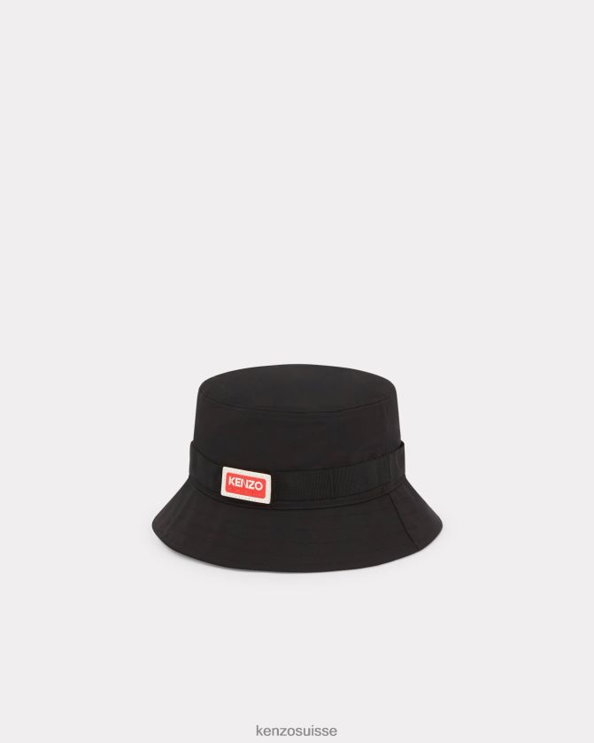 Kenzo chapeau de seau de jungle unisexe noir D2804X819 accessoires