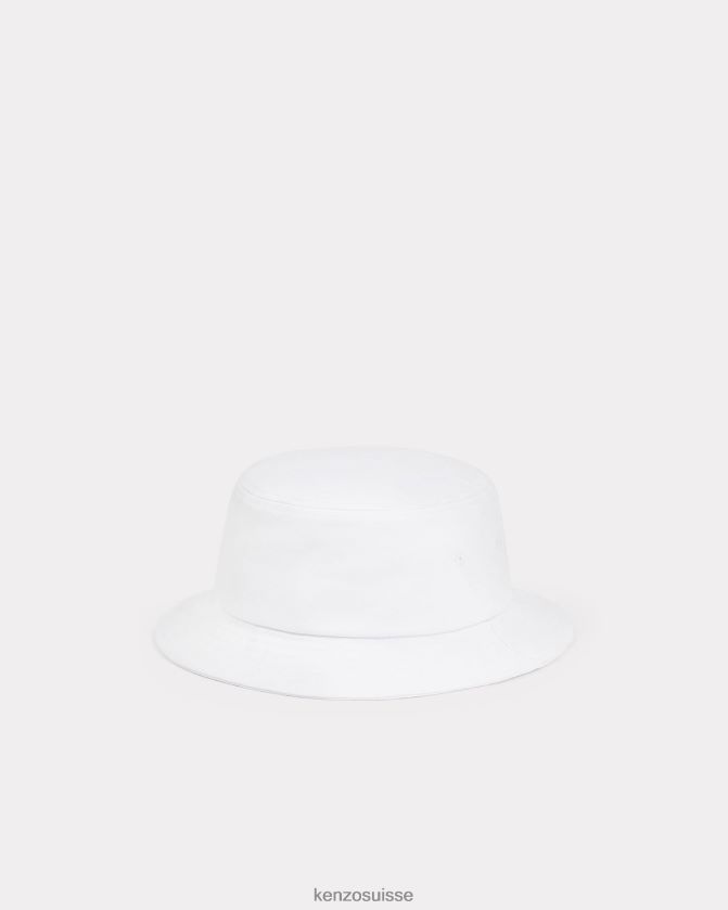 Kenzo chapeau de soleil parisien unisexe blanc cassé D2804X821 accessoires