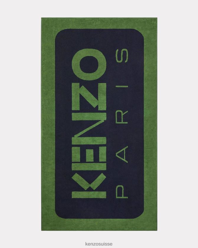 Kenzo serviette de plage paris unisexe bleu marine D2804X921 accessoires