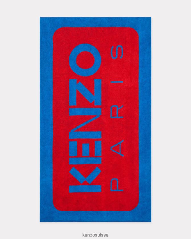 Kenzo serviette de plage paris unisexe rouge chaud D2804X872 accessoires