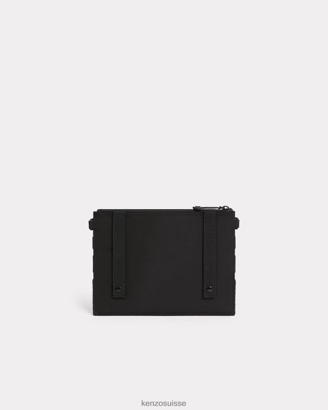 Kenzo grande pochette jungle unisexe noir D2804X865 accessoires