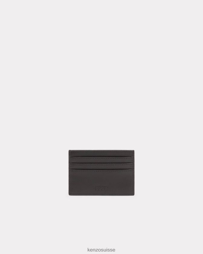 Kenzo porte-cartes en cuir paris unisexe noir D2804X926 accessoires