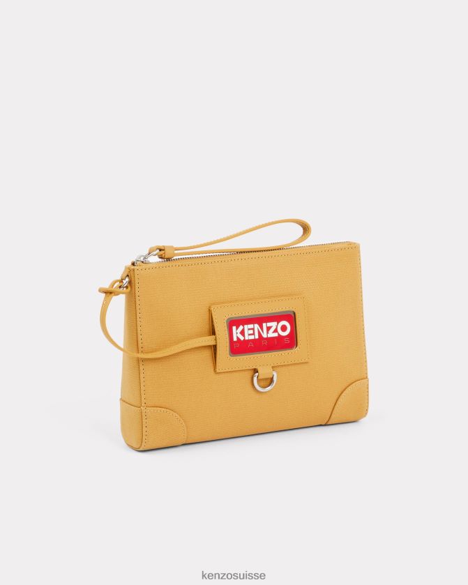 Kenzo sac à main paris à dragonne unisexe chameau D2804X916 accessoires